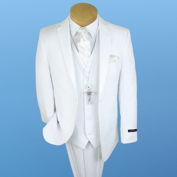 Micheal Kors Boy's Suit Separates Jacket, Pants, and Tie - Picture 7 of 10